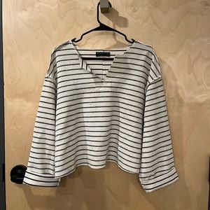 Urban Outfitters Black & White Ribbed Sweater | Size S